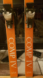 Vintage OLIN MARK IV COMP IV Snow Skis, Old School Twin Tip, 175cm, Salomon S626 - LongSkisTruck