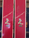The Innsbruck (red) "ROCKET" snow ski is from the late 1950's. - LongSkisTruck