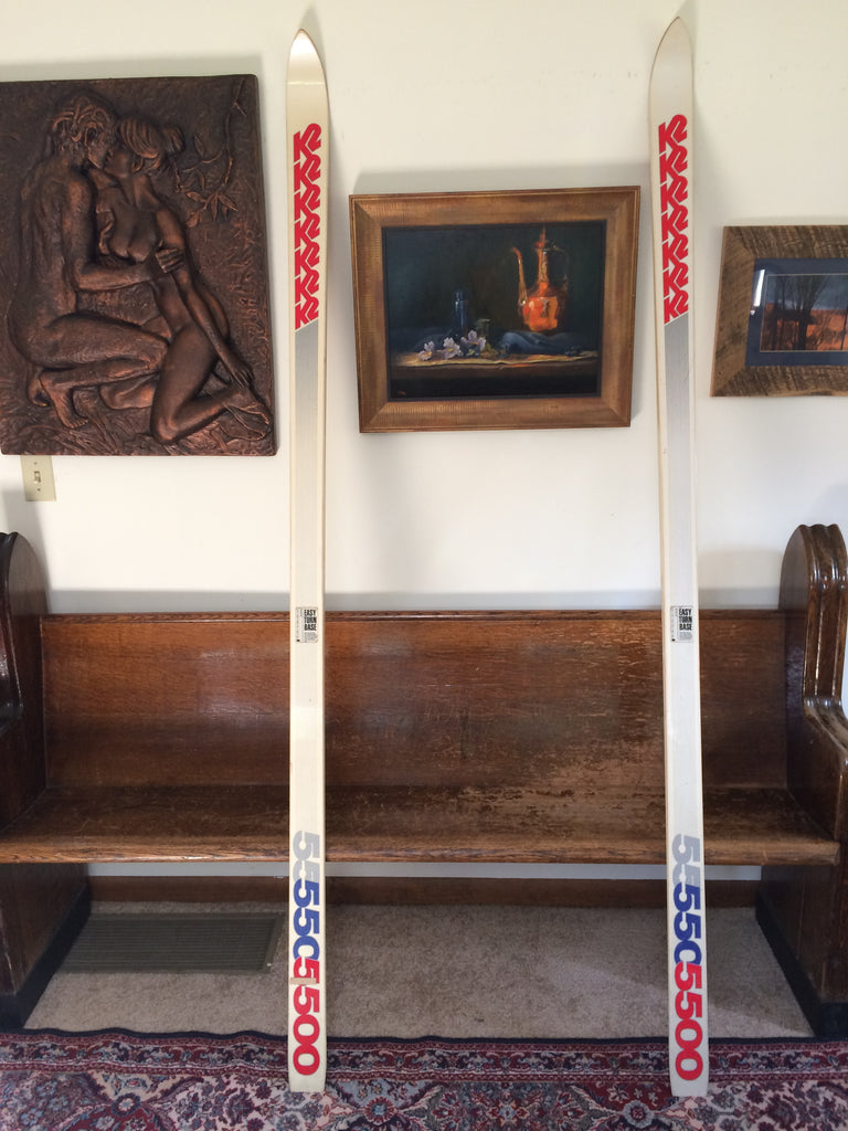 K2 5500 full-length top sheet view with red and blue graphics | LongSkisTruck