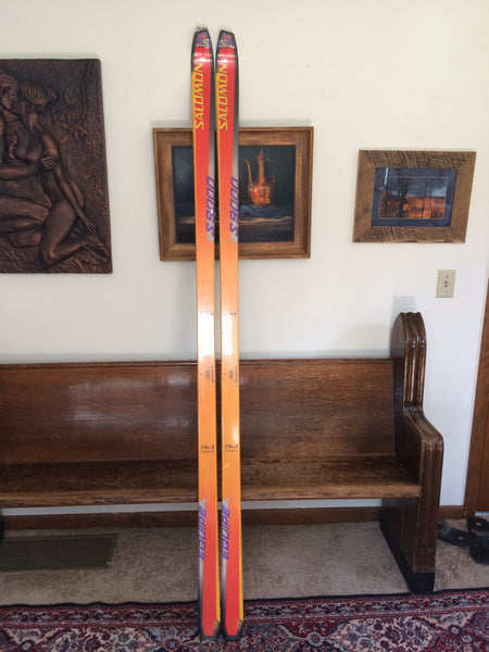 Vintage Salomon S9000 1S Pr8 'TEST' Snow Skis; Undrilled, In Factory Wrap, RARE! - LongSkisTruck