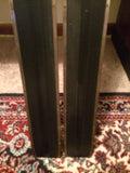Vintage Snow Skis, New, Un-drilled: 'Ebony & Ivory'! HEAD Vector 210cm & NISHIZAWA Attila HAWK 210cm - LongSkisTruck