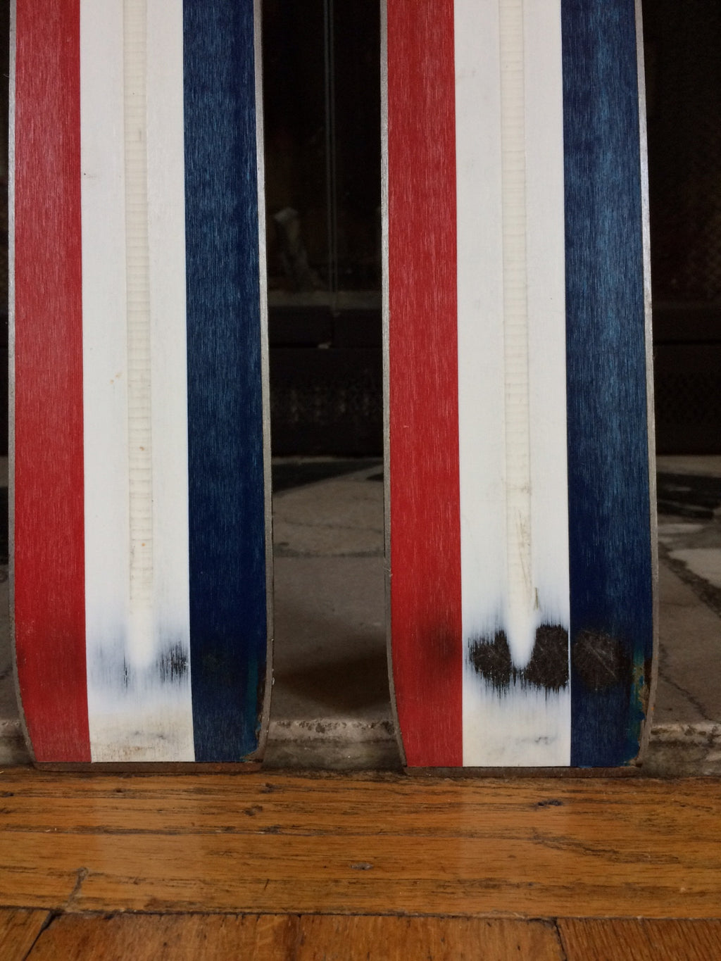 K2 Competition Snow Skis 195cm Vintage Red White Blue | LongSkisTruck