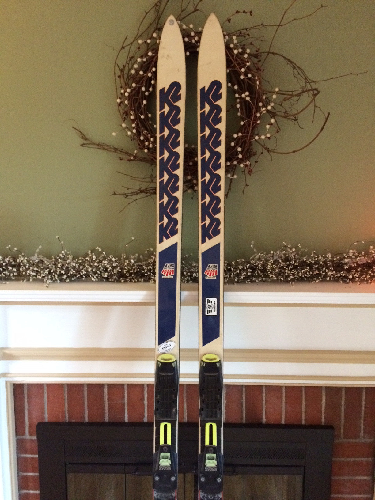 K2 Super G SGS-TEAM 212cm Vintage Ski