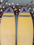 Vintage Snow Skis For Sale; Atomic ARC Team Bionic RS "Yellow Sleds" 210cm S747 - LongSkisTruck