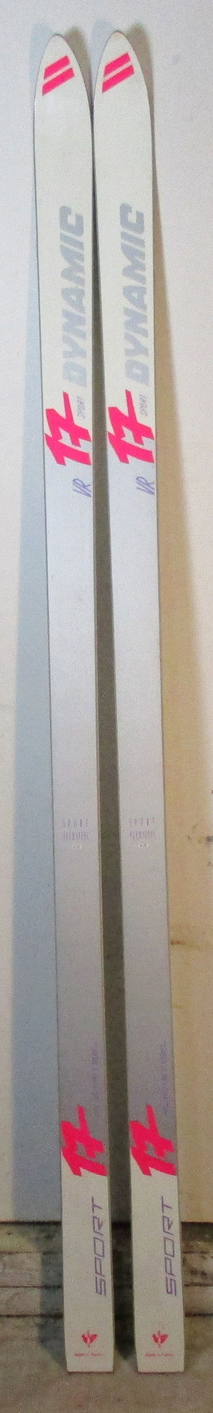 Dynamic VR17 Sport 190 cm full-length top sheet view with pink and gray graphics | LongSkisTruck