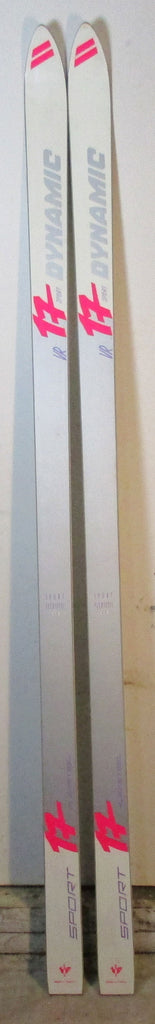 Dynamic VR17 Sport 190 cm full-length top sheet view with pink and gray graphics | LongSkisTruck