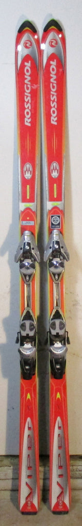 Rossignol Mountain Viper Z 9.5 184cm full-length top sheet view with Salomon 900 Carbon bindings | LongSkisTruck